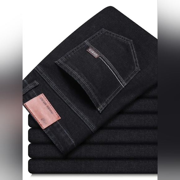 Jeans Wear Men's NWOT Black Straight Leg Jeans Size 34x29 - Picture 6 of 12